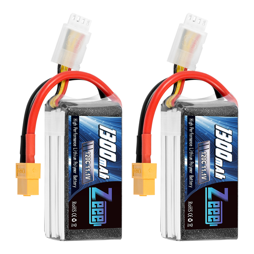 11.1V 120C 1300mAh soft pack with XT60