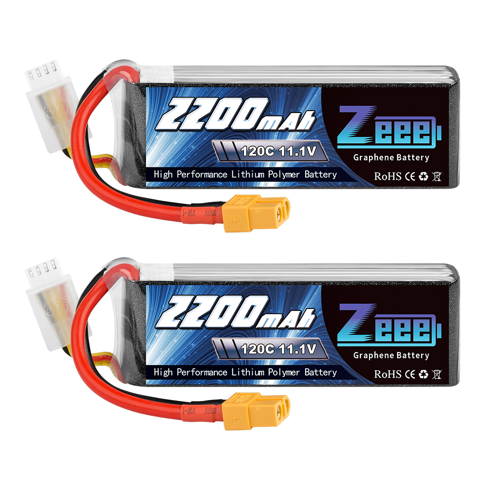 11.1V 120C 2200mAh soft pack with XT60