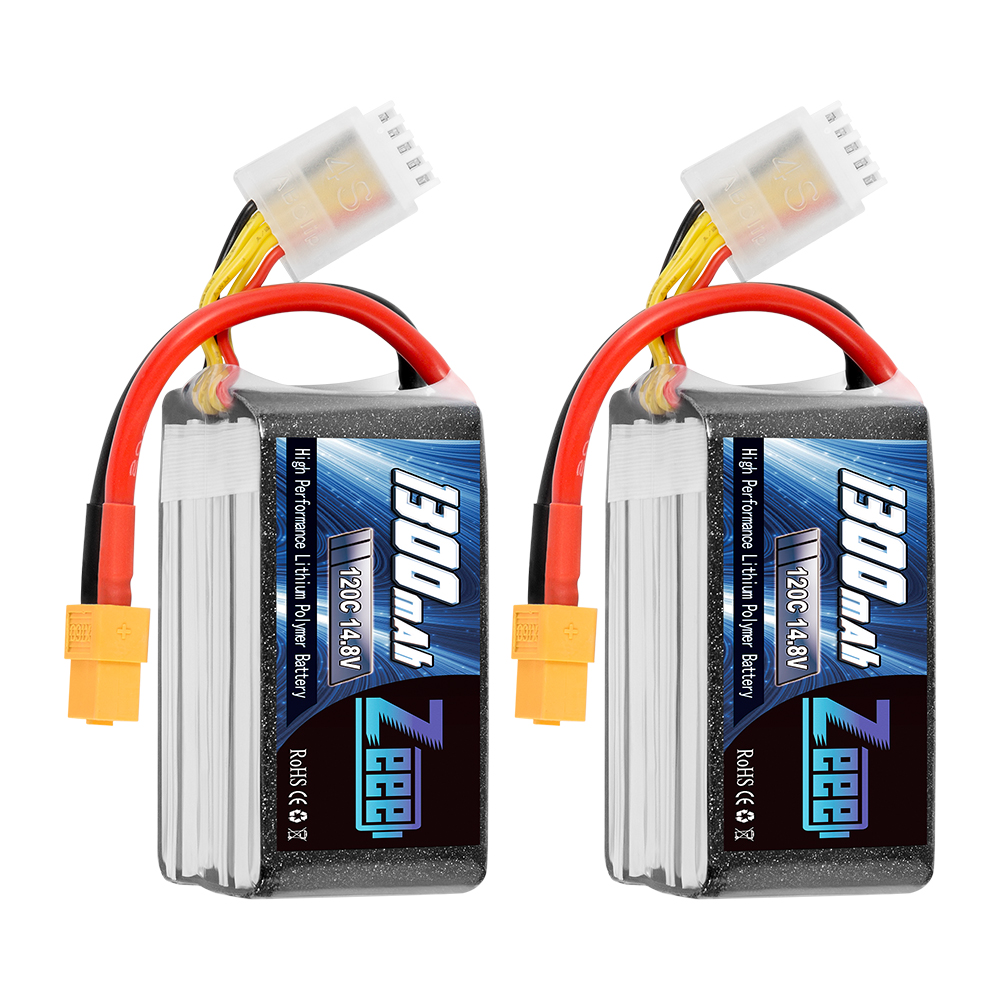 14.8V 120C 1300mAh soft pack with XT60