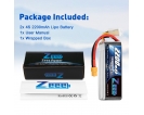 14.8V - 14.8V 120C 2200mAh soft pack with XT60