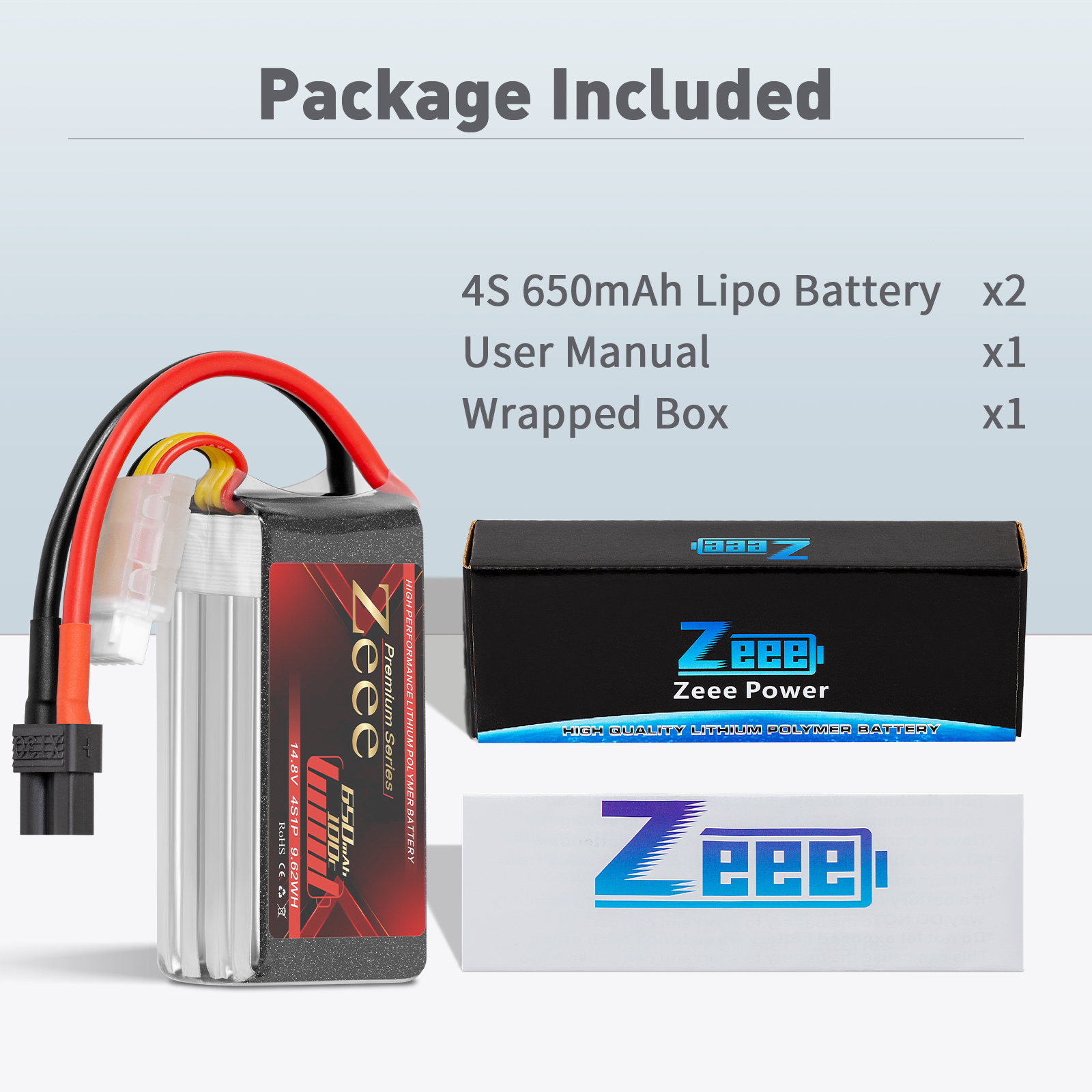 650mah 100C 14.8V soft pack with XT30