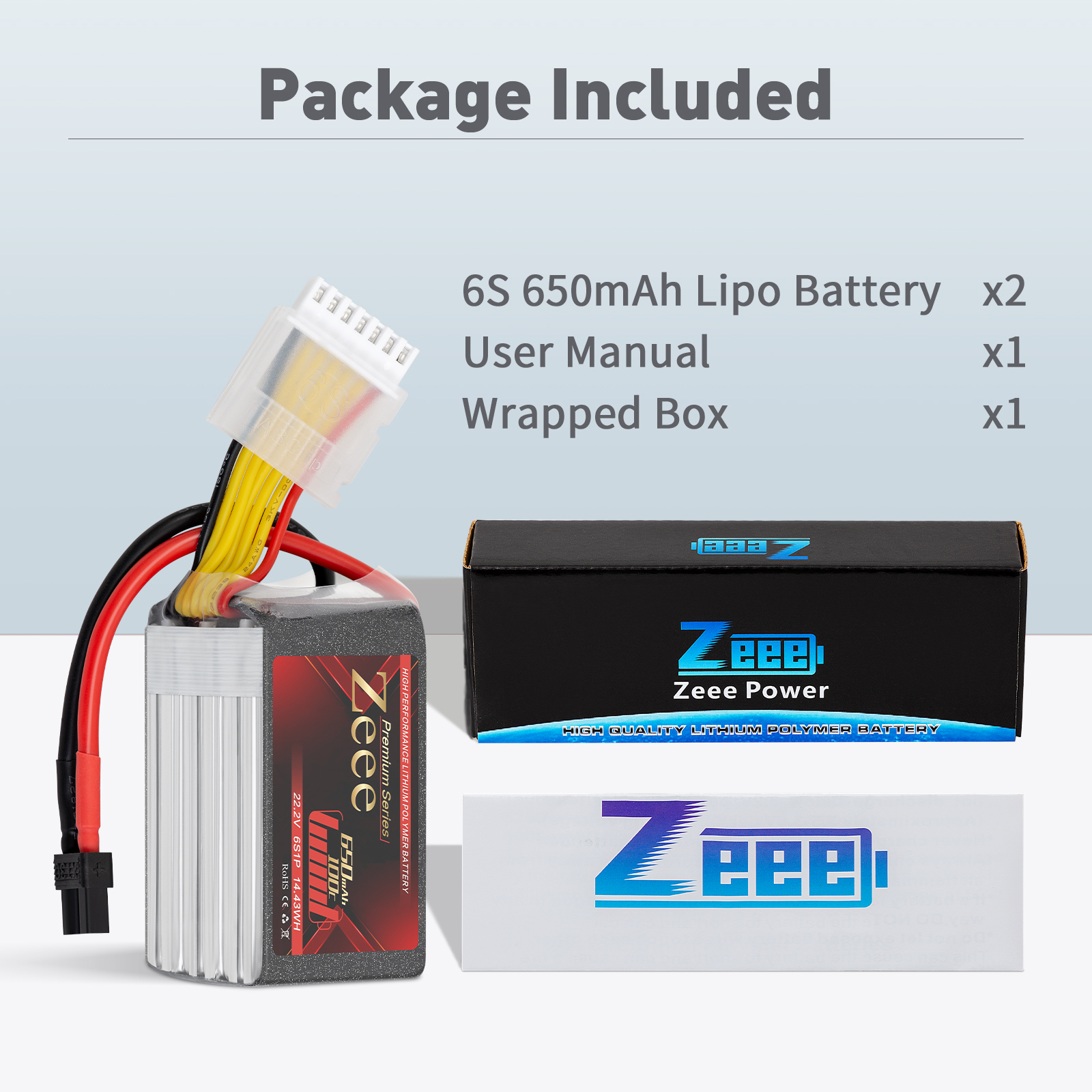 650mah 100C 22.2V soft pack with XT30