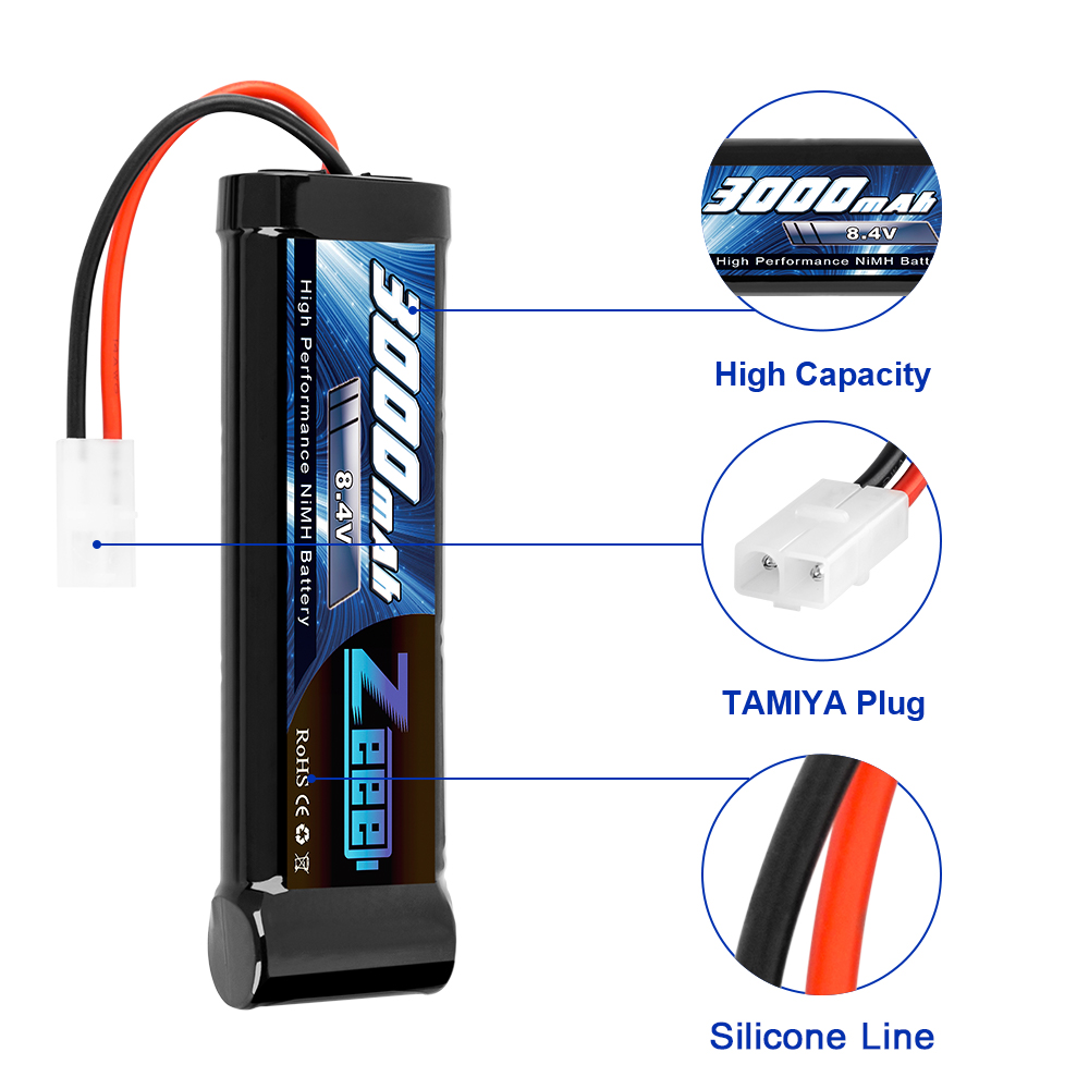 8.4V 3000mAh NIMH battery