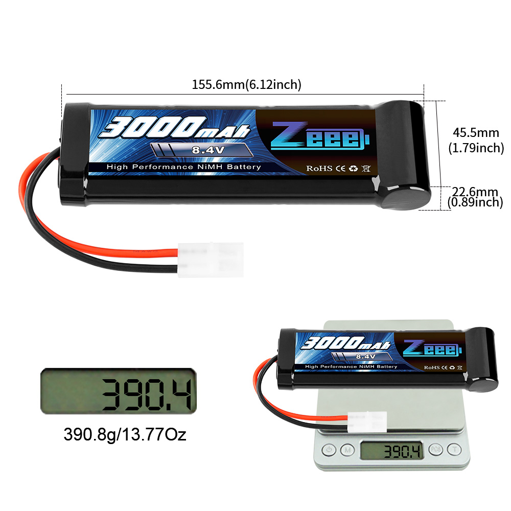 8.4V 3000mAh NIMH battery