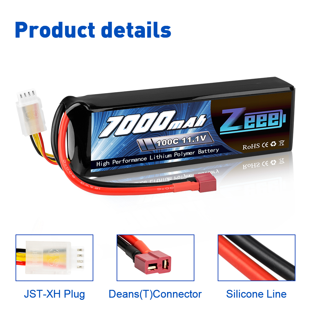 11.1V 100C 7000mAh soft pack