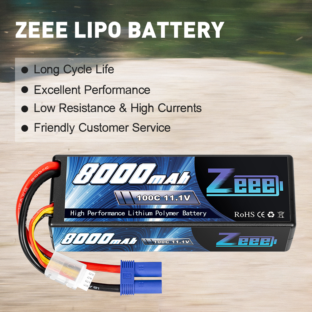 11.1V 100C 8000mah EC5 Deans