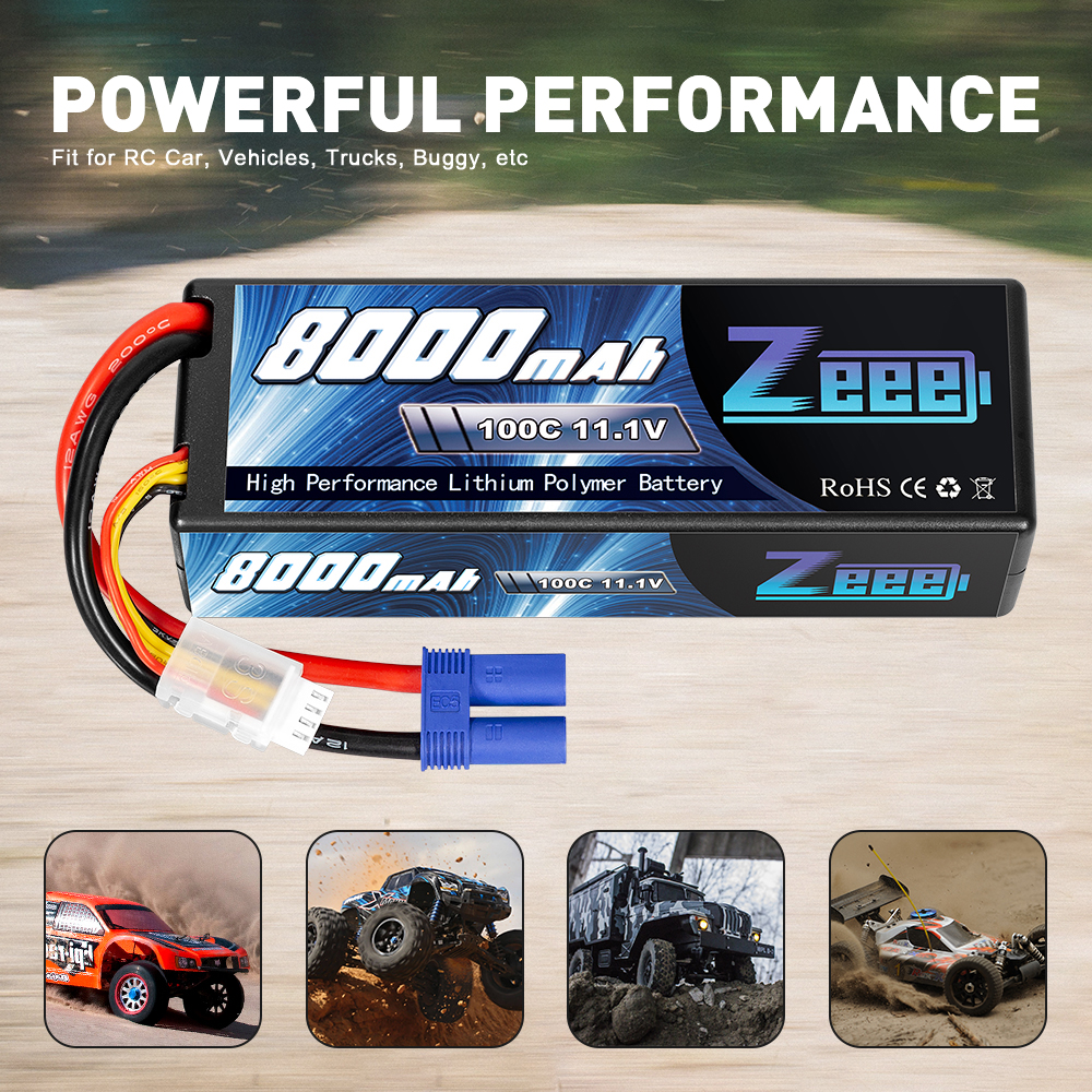 11.1V 100C 8000mah EC5 Deans