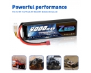 11.1V - 11.1V 100C 9000mAh soft pack