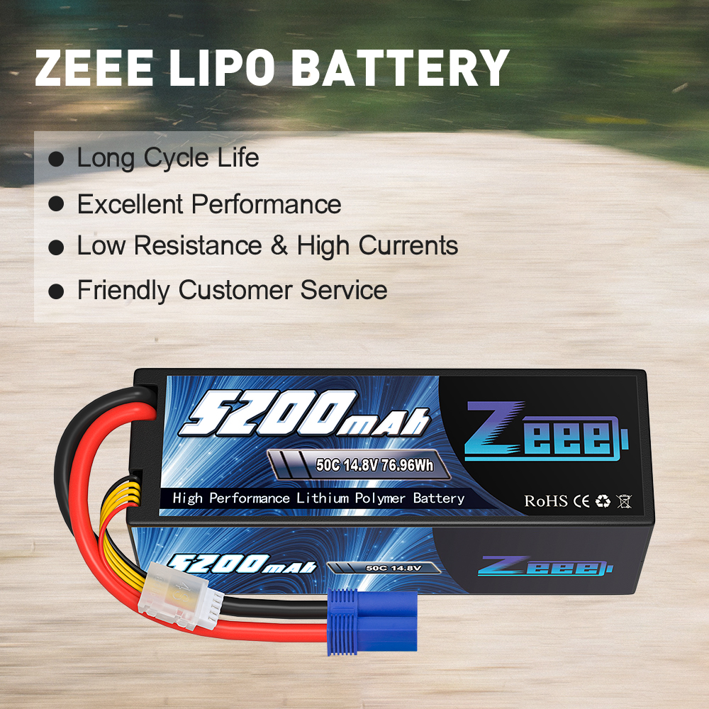 14.8V 50C 5200mAh EC5 Deans