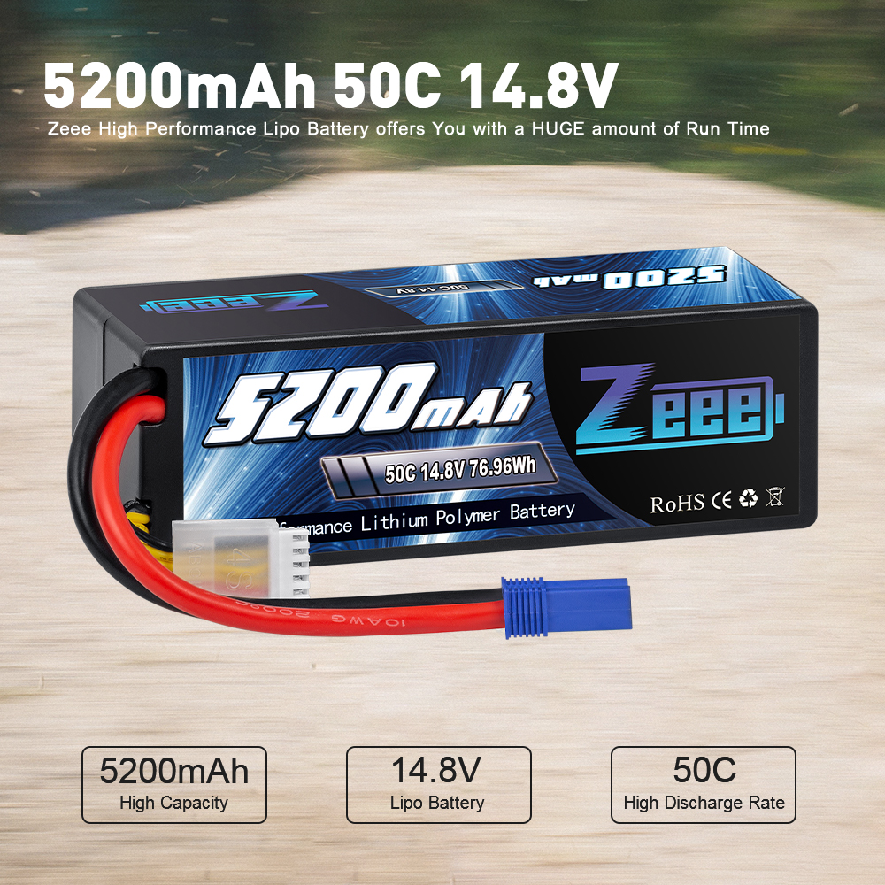 14.8V 50C 5200mAh EC5 Deans