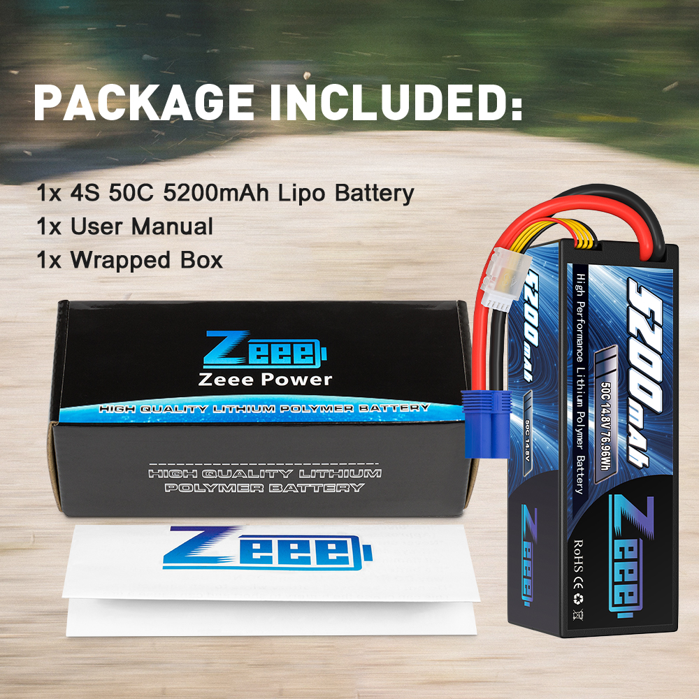 14.8V 50C 5200mAh EC5 Deans