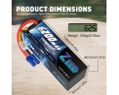 14.8V - 14.8V 80C 6200mAh EC5 Deans