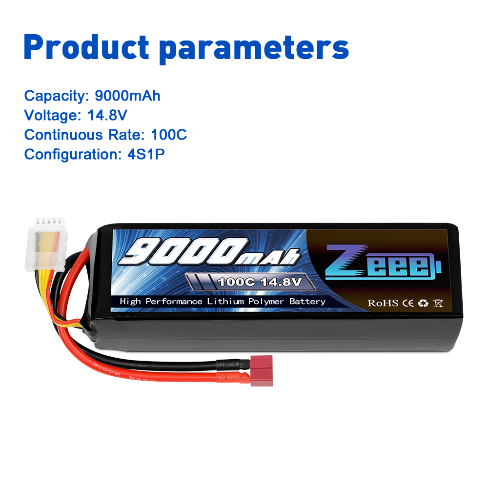 14.8V 100C 9000mAh soft pack