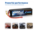 14.8V - 14.8V 100C 9000mAh soft pack