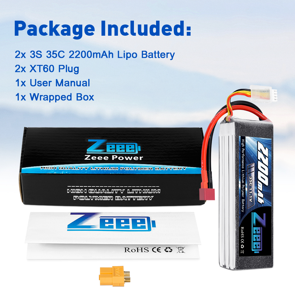 11.1V 35C 2200mAh soft pack T