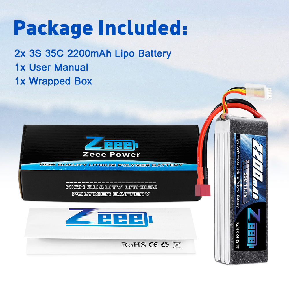 11.1V 35C 2200mAh soft pack T