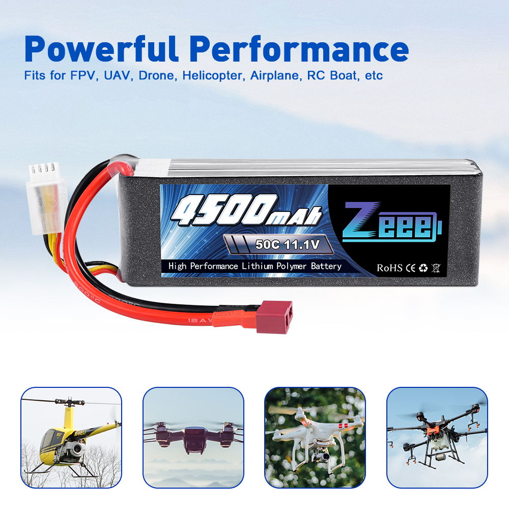 11.1V 50C 4500mAh soft pack