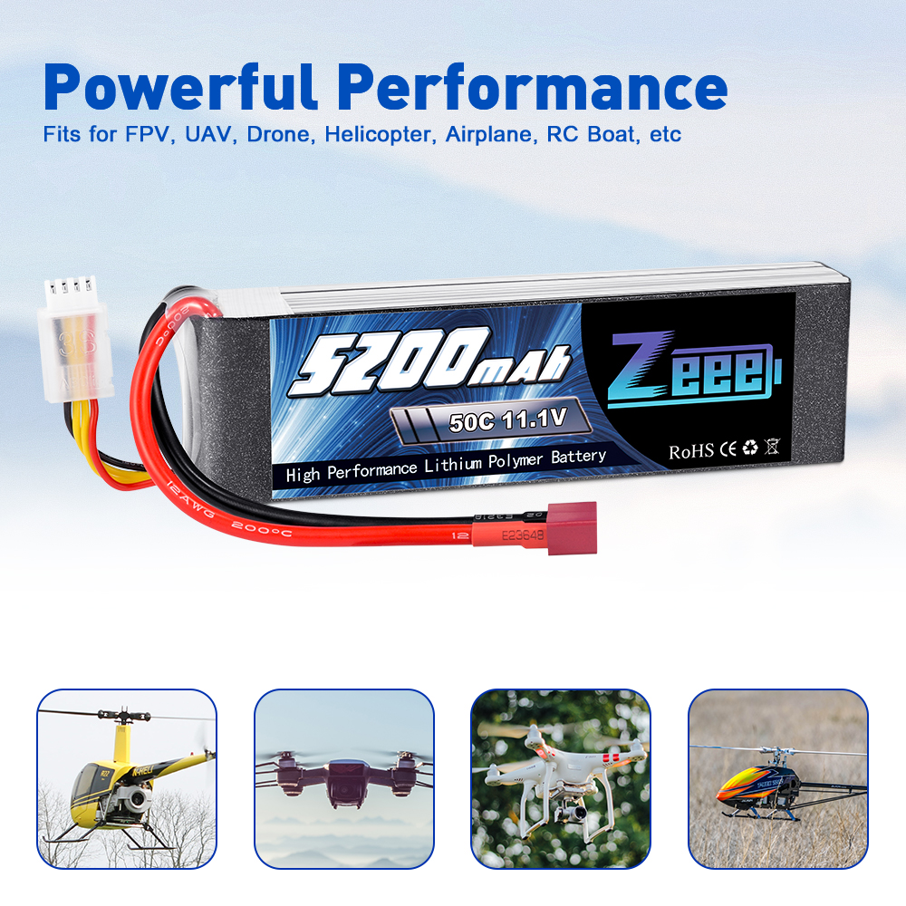 11.1V 50C 5200mAh soft pack