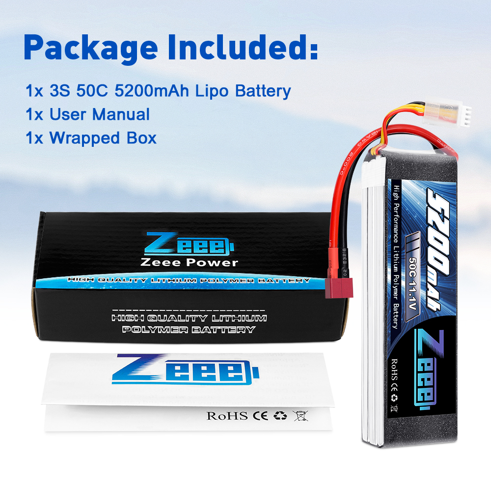 11.1V 50C 5200mAh soft pack