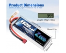 11.1V - 11.1V 80C 5500mAh soft pack