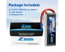 11.1V - 11.1V 60C 6000mAh soft pack with EC5