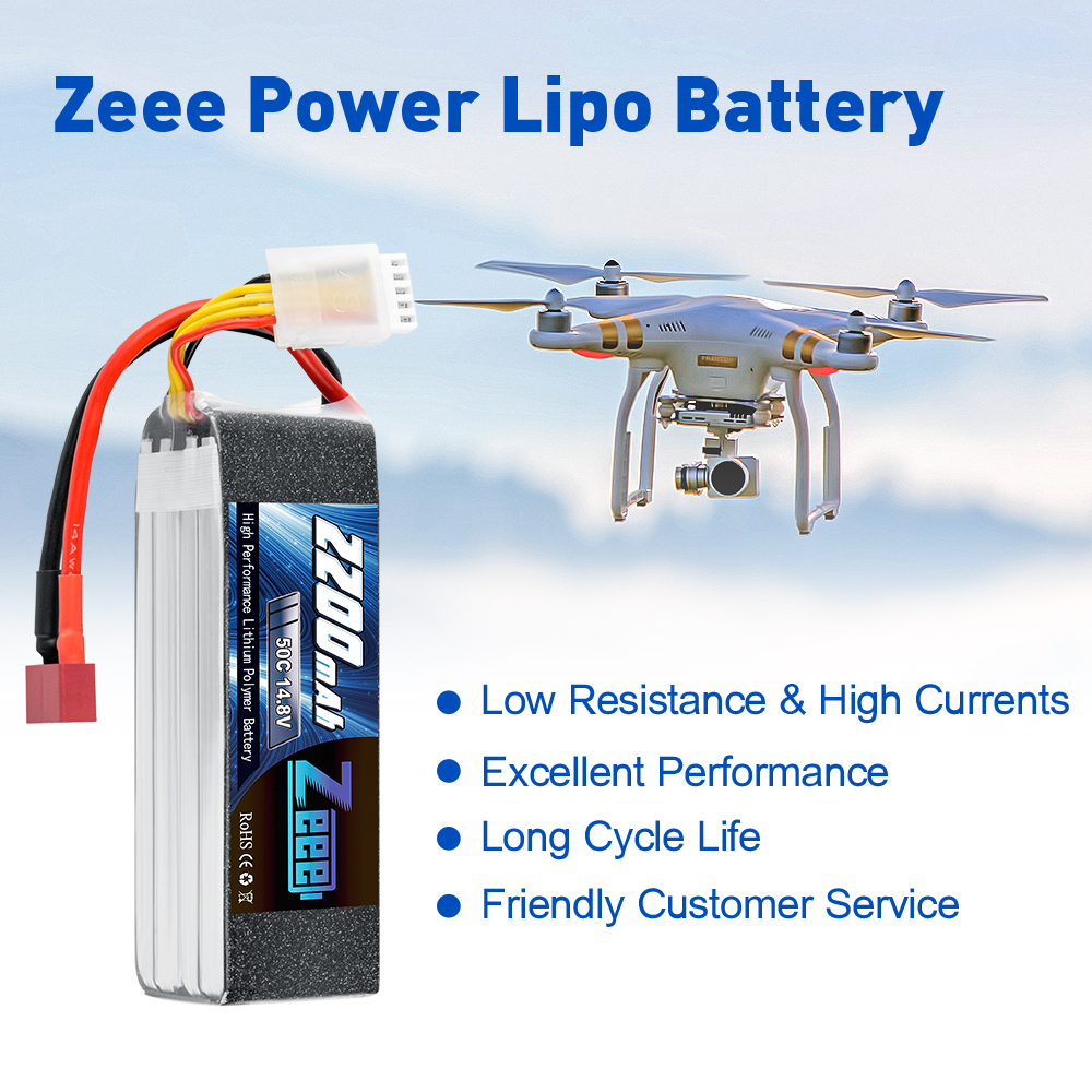 14.8V 50C 2200mAh soft pack