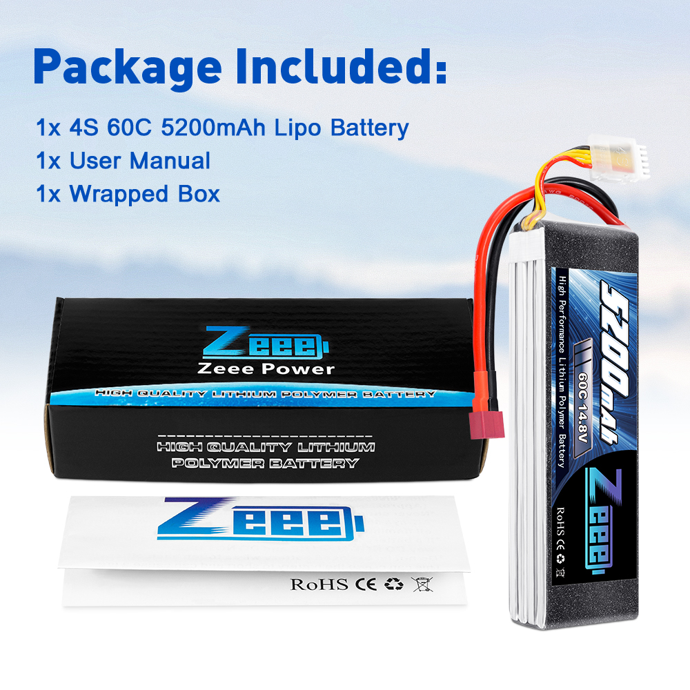 14.8V 60C 5200mAh soft pack