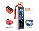 14.8V - 14.8V 60C 6000mAh soft pack