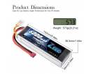 14.8V - 14.8V 60C 6000mAh soft pack