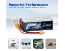 22.2V - 22.2V 50C 2200mAh soft pack with XT60