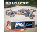 22.2V - 22.2V 80C 5200mAh soft pack with XT90