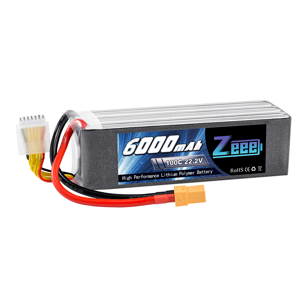 22.2V 100C 6000mAh soft pack with XT90