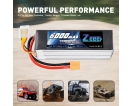 22.2V - 22.2V 100C 6000mAh soft pack with XT90