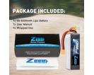 22.2V - 22.2V 100C 6000mAh soft pack with XT90