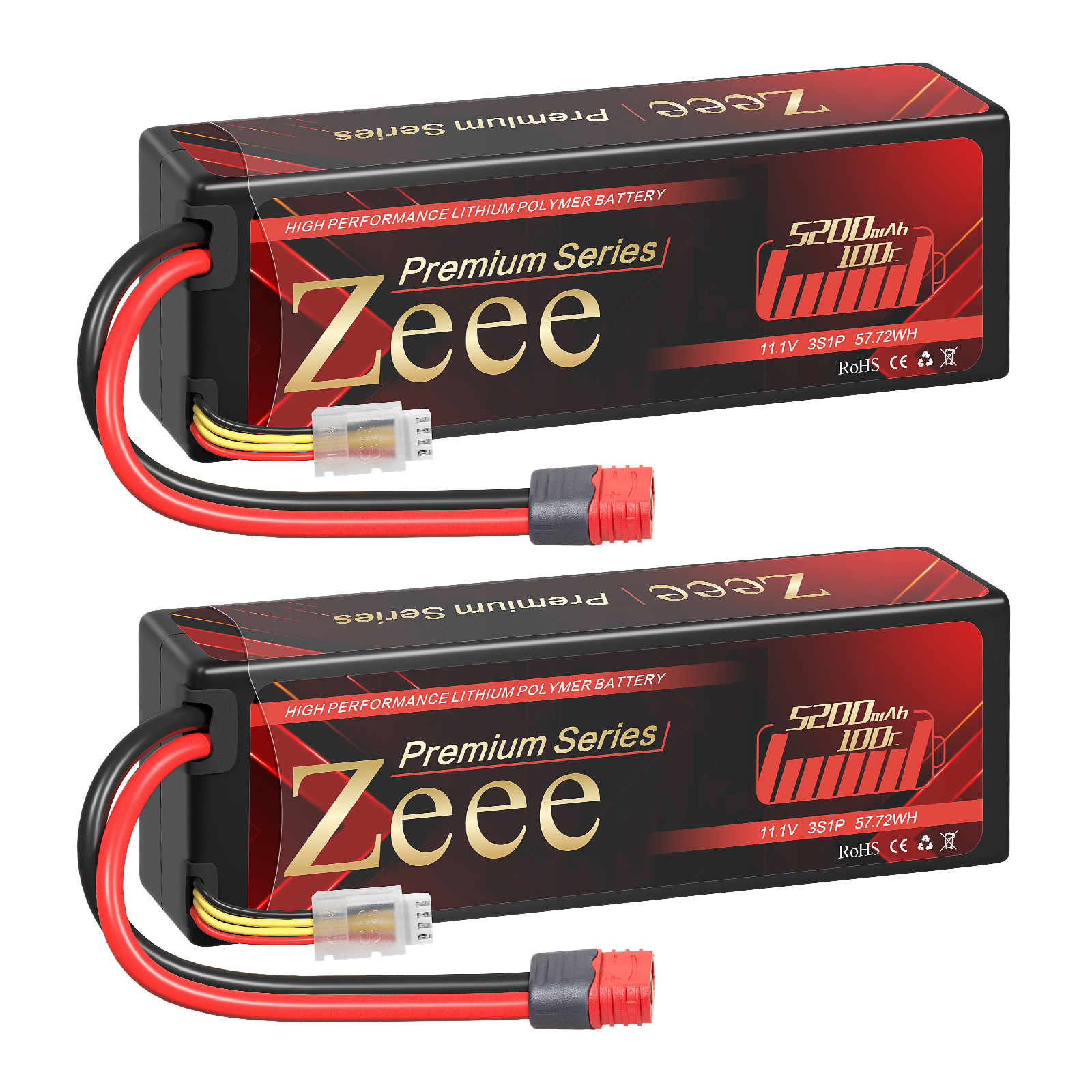 5200mah 100C 11.1V Deans