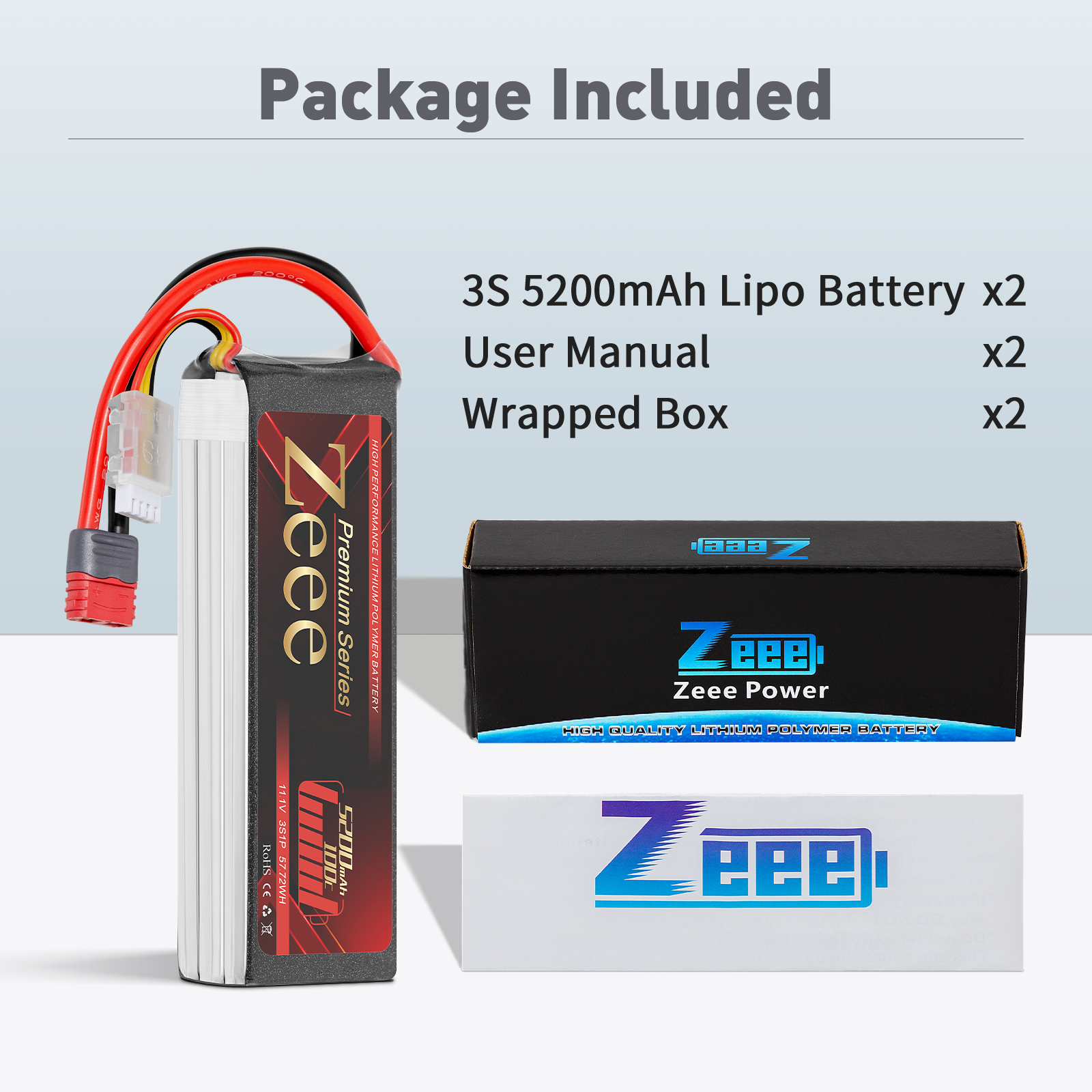 5200mah 100C 11.1V soft pack