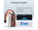 14.8V - 650mah 100C 14.8V soft pack with XT30