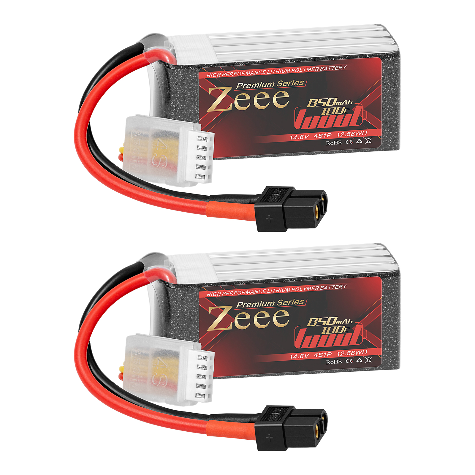 850mah 100C 14.8V soft pack with XT60