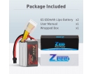 22.2V - 650mah 100C 22.2V soft pack with XT30