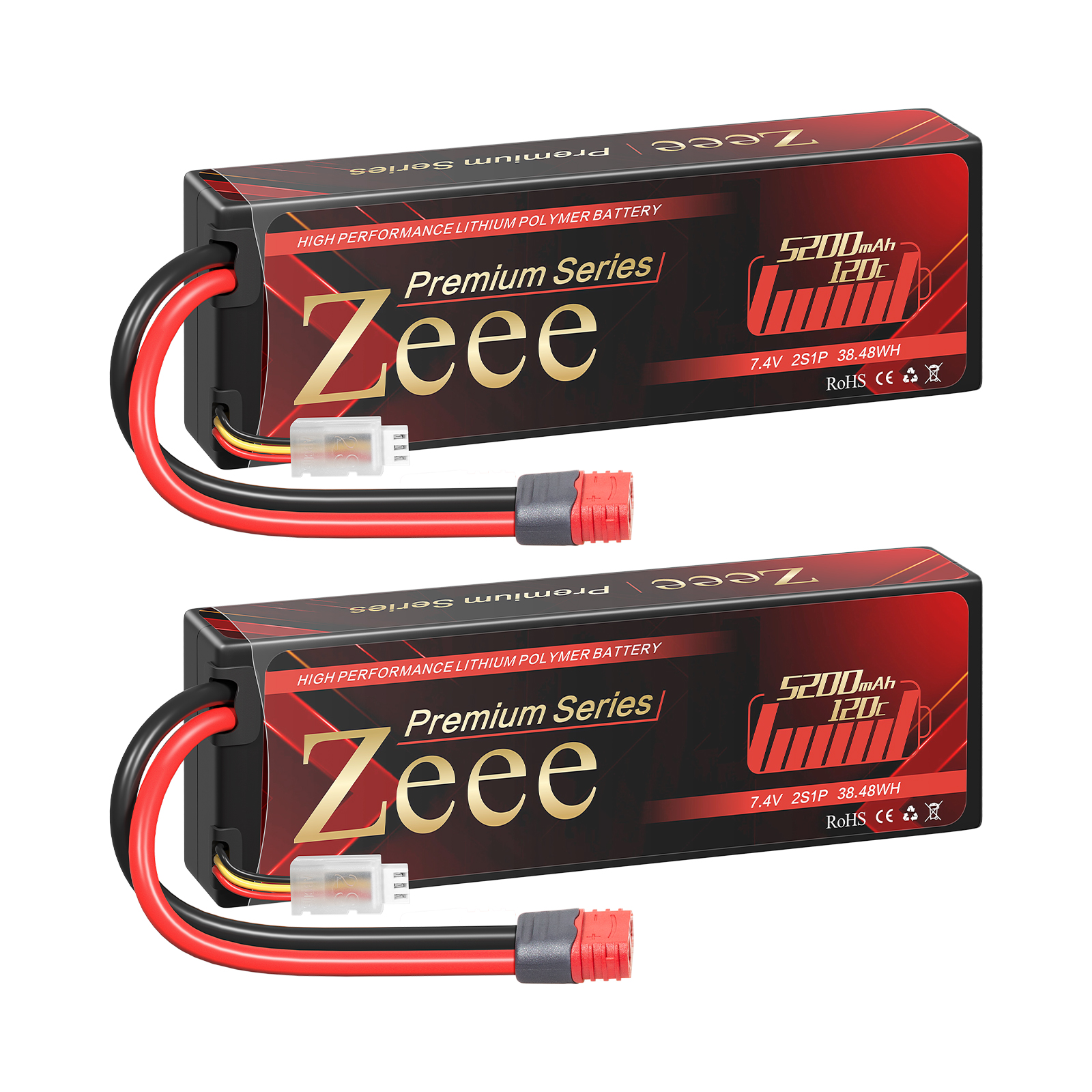 5200mah 120C 7.4V Deans