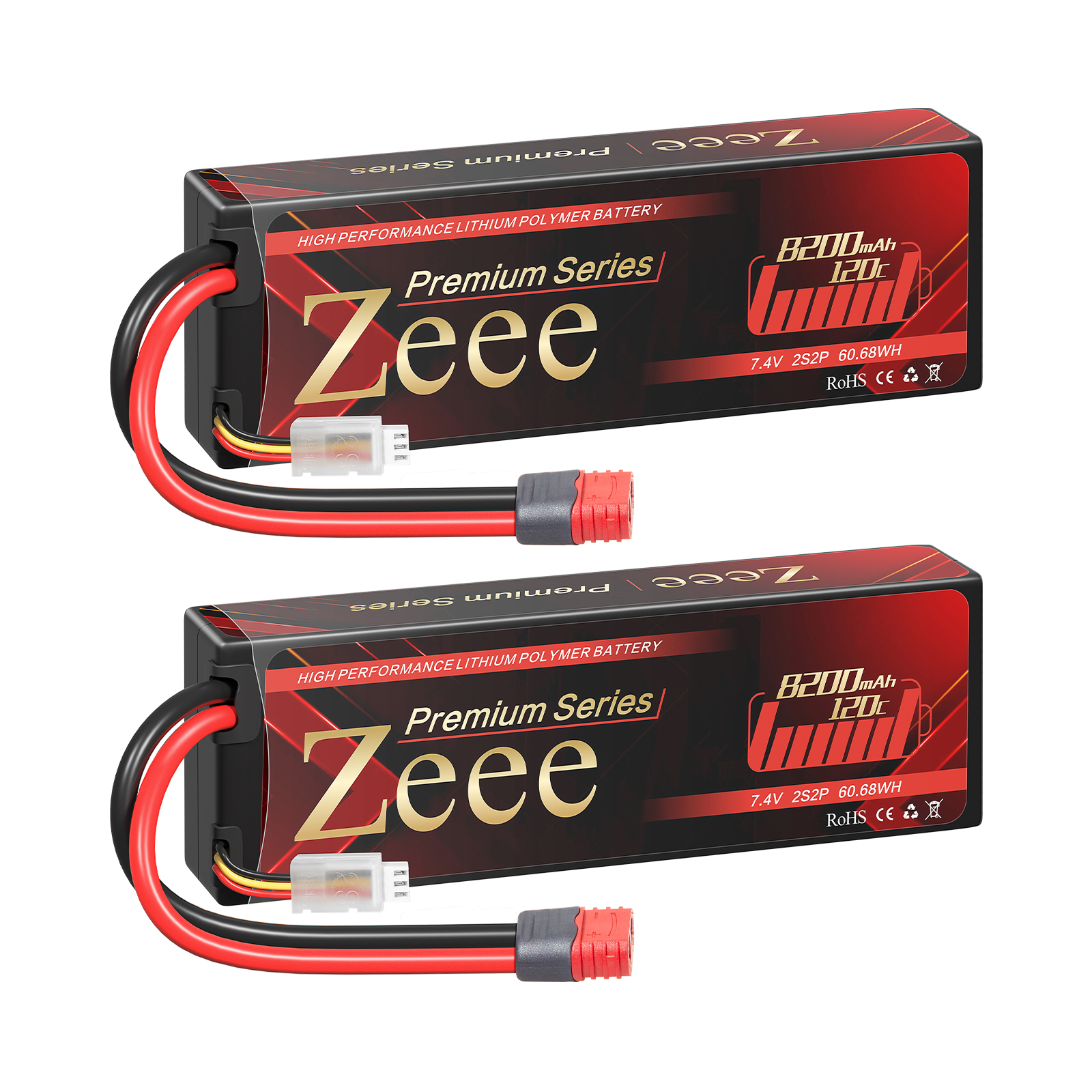 8200mah 120C 7.4V Deans