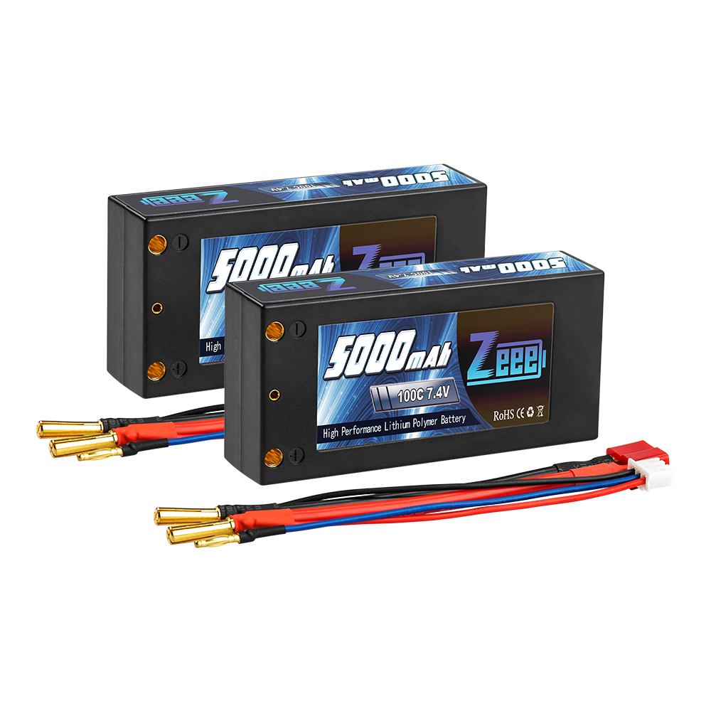 7.4V 100C 5000mah shorty pack