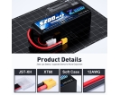 UAV/Agricultural Drone Battery - Zeee FPV drone 6S lipo battery 5200mAh 75C 22.2V with XT60 Plug for FPV/UAV/drone battery